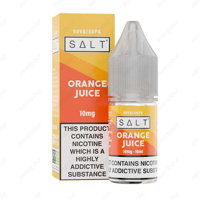 SALT Orange Juice E-Liquid - Nicotine Salts - 888 Vapour | £3.49 | 888 Vapour | SALT Orange Juice nicotine salt e-liquid by SALT features the tastes of freshly squeezed oranges. Salt nicotine is made from the same nicotine found within the tobacco plant l