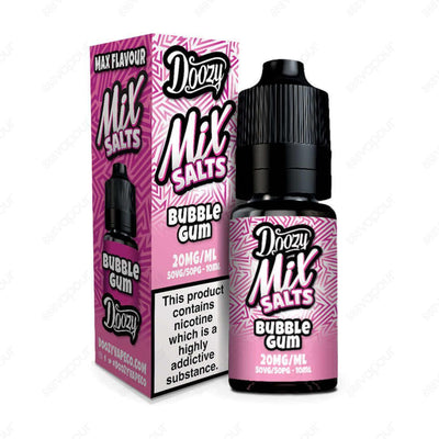 Doozy Mix Salts - Bubblegum - 888 Vapour | £3.95 | 888 Vapour | Doozy Mix Salts Bubblegum Nicotine Salt E-liquid by Doozy, an irresistibly sweet and nostalgic flavour that will transport you back to your childhood. Prepare to be whisked away on a delightf