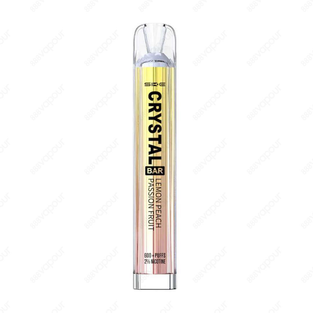 CRYSTAL Bar Lemon Peach Passion Disposable | 888 Vapour | £4.99 | 888 Vapour | Crystal Bar Lemon Peach Passionfruit combines mouthwatering Lemons with tantalising peach and succulent passionfruit to a perfectly blended Lemon Peach Passionfruit flavour. Th