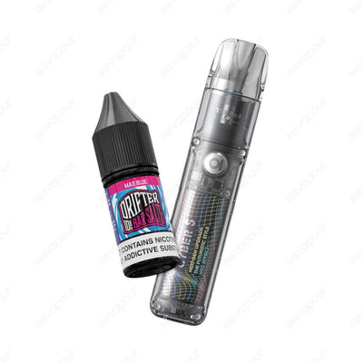 Aspire Cyber S Pod Style Vape Kit Drifter Bundle | £23.99 | 888 Vapour | The Aspire Cyber S Pod Kit, where futuristic design meets exceptional quality and style. Prepare to be captivated by its transparent body, a testament to Aspire's commitment to pushi