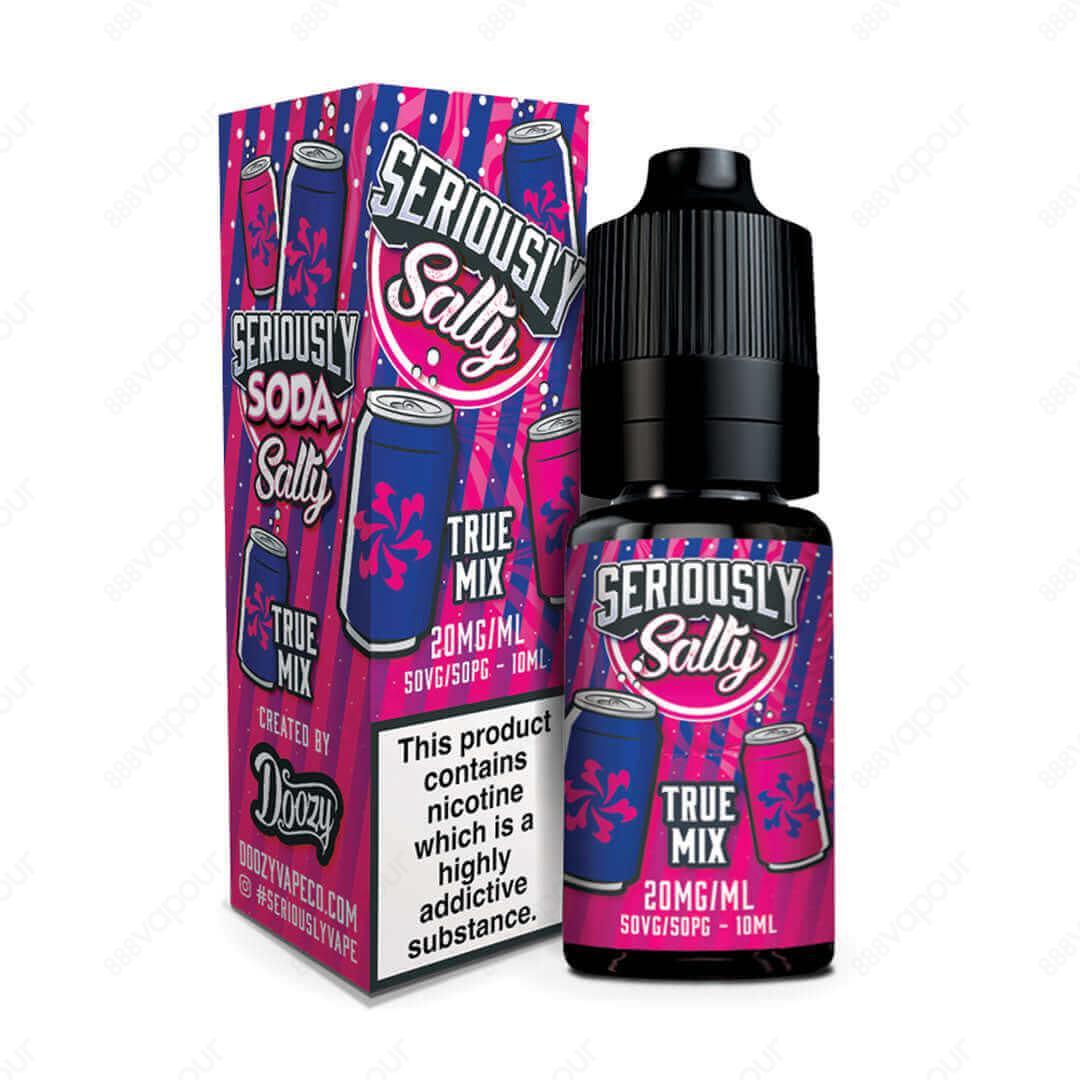 Seriously Salty Soda Salts True Mix - 888 Vapour | £3.95 | 888 Vapour | The Seriously Soda Salts by Doozy, sold at 888 Vapour combining the refreshing taste of a known Energy Drink, to a perfectly refreshing nicotine salt. Sold in a 10ml bottle, Doozy hav