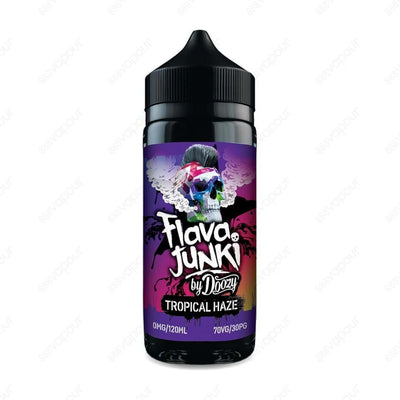 Flava Junki - Tropical Haze 120ml Shortfill | £14.99 | 888 Vapour | Embark on a tantalizing journey to a tropical paradise with the Flava Junki Tropical Haze e-liquid by Doozy. This sensational blend captures the essence of exotic fruits and transports yo