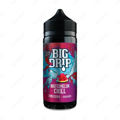 Big Drip - Watermelon Chill 120ml Shortfill - 888 Vapour | £14.99 | 888 Vapour | Dive into a refreshing oasis of flavour with the Big Drip Watermelon Chill e-liquid by Doozy. This exhilarating blend combines the juicy sweetness of ripe watermelons with a