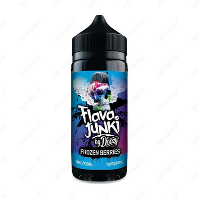 Flava Junki - Frozen Berries 120ml Shortfill | £14.99 | 888 Vapour | Ignite your taste buds with the icy blast of the Flava Junki Frozen Berries e-liquid by Doozy. This exhilarating blend captures the essence of ripe and succulent berries, infused with a