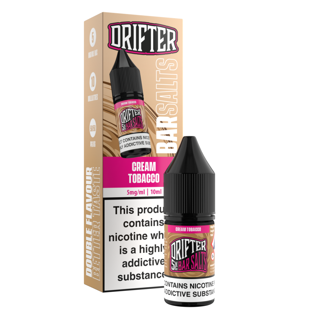 Cream Tobacco Drifter Bar Salts