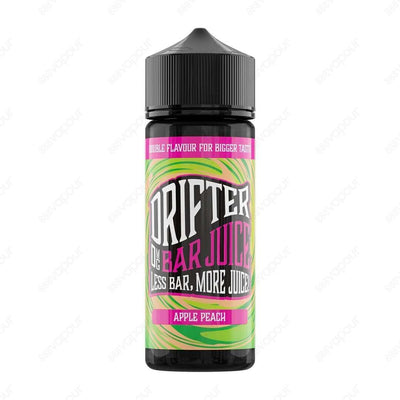 Drifter Bar Juice Apple Peach 120ml Shortfill is priced at £14.99 available at 888 Vapour. Drifter Bar Apple Peach 120ml Shortfill is a 50/50 eliquid made by Drifter Bar Juice. Available on the 2 for £25 deal at 888 Vapour. Experience the outstanding sele