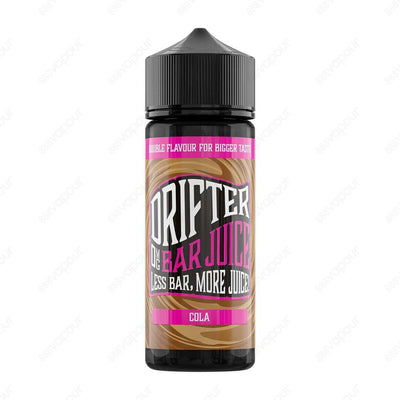 Drifter Bar Juice Cola 120ml Shortfill is a 50/50 VG/PG Shortfill E-Liquid suitable for any vape device. Drifter vape liquids come in 19 flavours of 100ml nicotine free shortfills