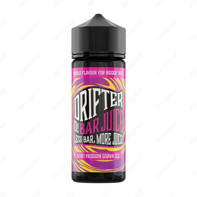 Drifter Bar Juice Kiwi Passionfruit Guava 120ml Shortfill | £14.99 | 888 Vapour | Drifter Bar Juice Kiwi Passionfruit Guava 120ml Shortfill is the ultimate summer flavour mix of refreshing Kiwis blended with ripe passionfruit and juicy guava for a perfect
