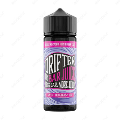 Drifter Bar Juice Sweet Blueberry Ice 120ml Shortfill | £14.99 | 888 Vapour | Drifter Bar Juice Sweet Blueberry Ice 120ml Shortfill combines the freshest, ripest and juiciest of blueberries together with an icy fresh exhale for the perfect blueberry ice t