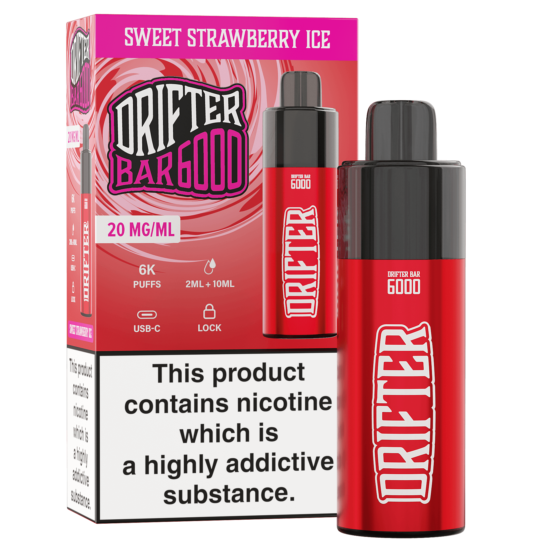 Drifter Bar 6000 - Sweet Strawberry Ice