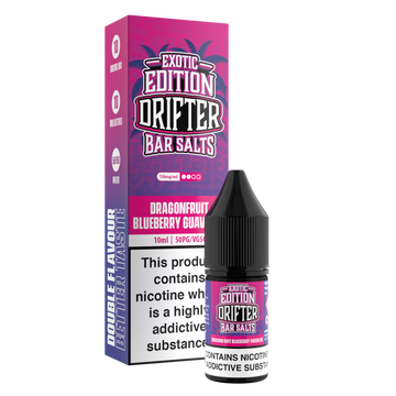 Drifter Exotics Salt Dragonfruit Blueberry Guava Nic Salt E-Liquid