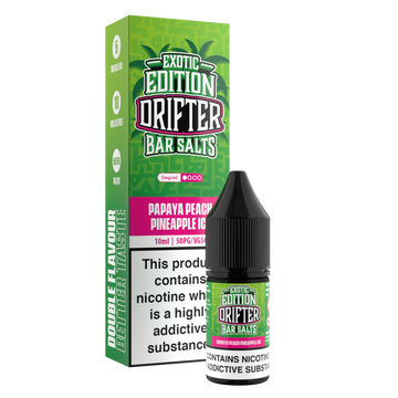 Drifter Exotics Salt Papaya Peach Pineapple Ice Nic Salt E-Liquid
