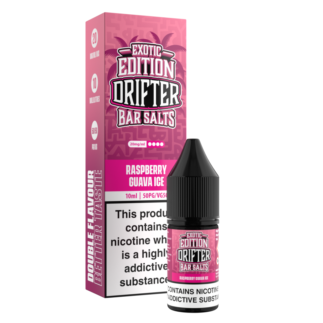 Drifter Exotics Salt Raspberry Guava Nic Salt E-Liquid