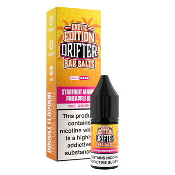 Drifter Exotics Salt Starfruit Mango Pineapple Ice Nic Salt E-Liquid