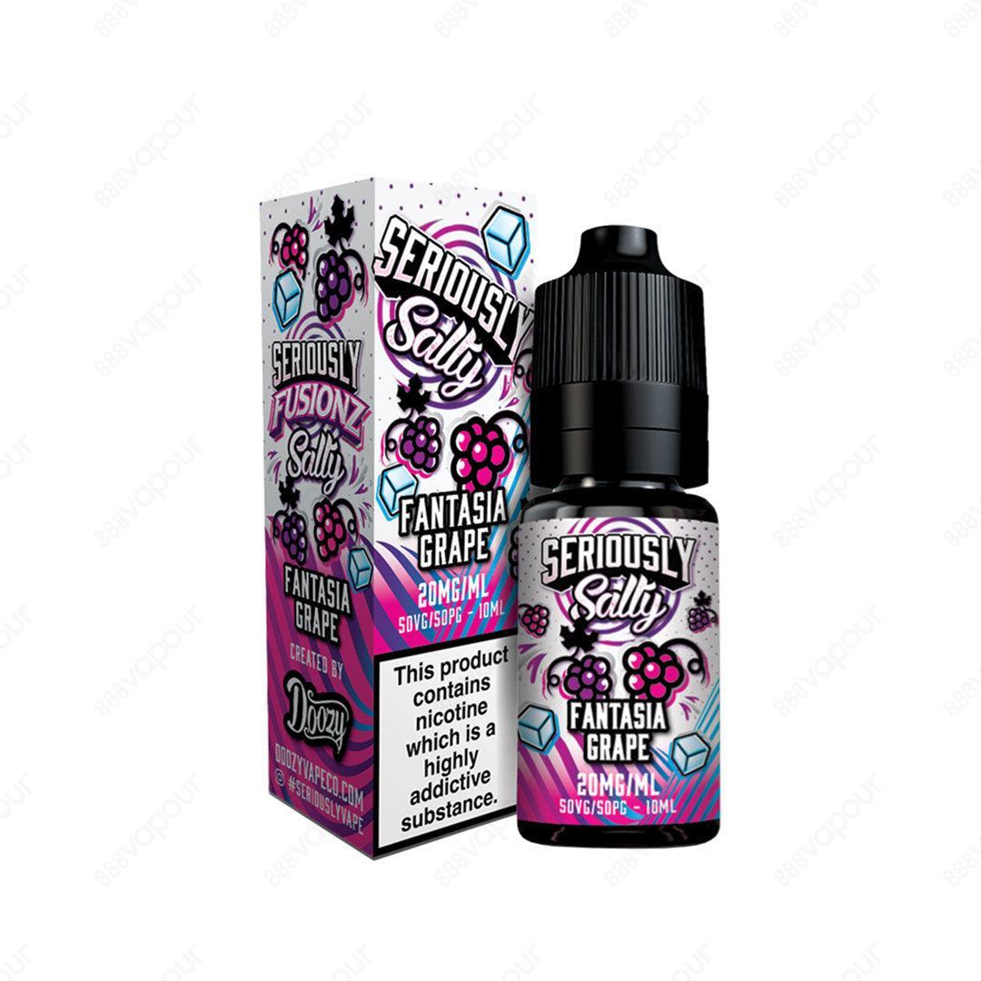 Seriously Fusions - Fantasy Grape -Nicotine Salt [price] from [store] by Doozy - Brand_Doozy Vape Co, Deals_3 for £10, eliquid, Flavour Profile_Fruits, Nicotine Type_Nicotine Salts, VG/PG_50/50, Volume_10ml