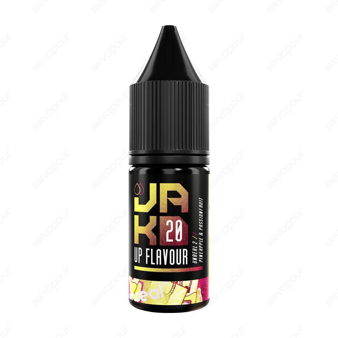 JAKD - Unreal 2 Pineapple & Passionfruit -Nicotine Salt [price] from [store] by JAKD - brand_jakd, Deals_3 for £10, eliquid, Flavour Profile_Desserts, Flavour Profile_Fruits, Nicotine Type_Nicotine Salts, VG/PG_50/50, Volume_10ml