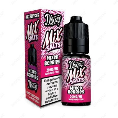 Doozy Mix Salts - Mixed Berries - 888 Vapour | £3.95 | 888 Vapour | Doozy Mix Salts Mixed Berries Nicotine Salt E-liquid by Doozy, a delightful fusion of luscious berries that will transport your taste buds to a world of fruity bliss. Immerse yourself in