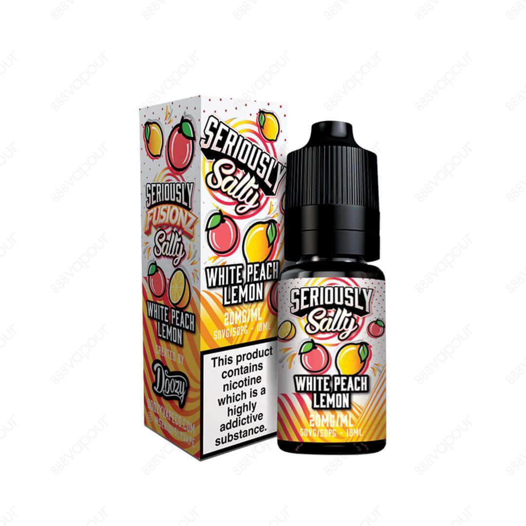 Seriously Fusions - White Peach Lemon -Nicotine Salt [price] from [store] by Doozy - Brand_Doozy Vape Co, Deals_3 for £10, eliquid, Flavour Profile_Fruits, Nicotine Type_Nicotine Salts, VG/PG_50/50, Volume_10ml