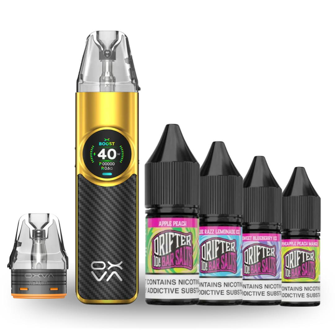 Oxva Nexlim Starter Kit With Pods and Eliquids Pack