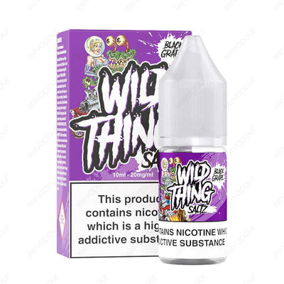 Wild Thing Saltz Black Grape Salt E-Liquid | £2.50 | 888 Vapour | Wild Thing Saltz Black Grape nicotine salt e-liquid is a refreshing dark grape flavour! Salt nicotine is made from the same nicotine found within the tobacco plant leaf but requires a diffe