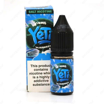 Yeti Blizzard Salt - Blueberry 10mg | £3.95 | 888 Vapour | Brace yourself for this snowstorm of frost-bitten wild and juicy blueberries freshly thawing for your enjoyment. Blizzard Blueberry Fruit by Yeti Salt contains 10/20mg of nicotine per 10ml bottle.
