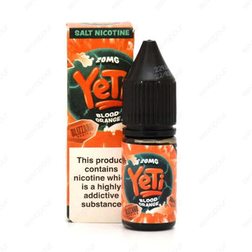 Yeti Blizzard Salt - Blood Orange 20mg | £3.95 | 888 Vapour | Kept best chilled. Feel this bitterly cold torrent of ripened Blood Orange juice shivering across your tastebuds. Blizzard Blood Orange by Yeti Salt contains 5/10/20mg of nicotine per 10ml bott