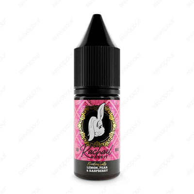 Rachael Rabbit Lemon, Pear & Raspberry Salt E-Liquid | £3.95 | 888 Vapour | Rachael Rabbit Lemon, Pear & Raspberry Nicotine Salt E-Liquid is tangy raspberry with citrus tones from a sweet lemon. This is complemented with ripe and juicy pear notes, with co