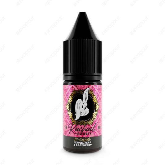 Rachael Rabbit Lemon, Pear & Raspberry Salt E-Liquid | £3.95 | 888 Vapour | Rachael Rabbit Lemon, Pear & Raspberry Nicotine Salt E-Liquid is tangy raspberry with citrus tones from a sweet lemon. This is complemented with ripe and juicy pear notes, with co
