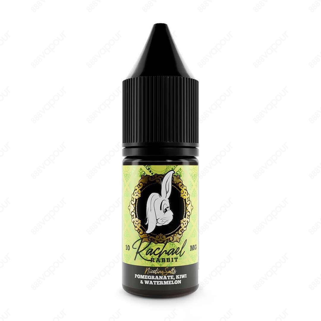 Rachael Rabbit Pomegranate, Kiwi & Watermelon Salt E-Liquid | £3.99 | 888 Vapour | Rachael Rabbit Pomegranate, Kiwi & Watermelon e-liquid is kiwi fruit blended with pomegranate and watermelon and a touch of ice. Salt nicotine is made from the same nicotin