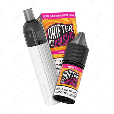 3500 Puffs Aspire R1 with Mango Ice 10mg | £10.00 | 888 Vapour | 888 Vapour proudly introduce the 3500 Puffs Drifter Bar Salts with the BRAND NEW Aspire R1 Device in 10 flavours for just £10!