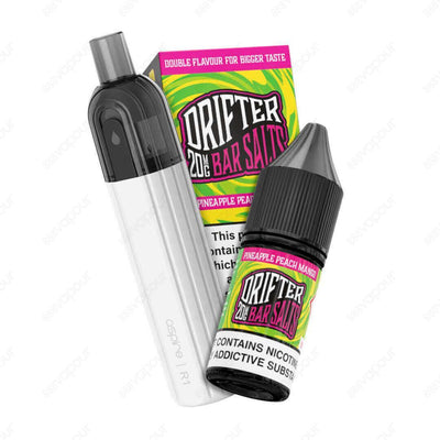 3500 Puffs Aspire R1 with Pineapple Peach Mango Ice 20mg | £10.00 | 888 Vapour | 888 Vapour proudly introduce the 3500 Puffs Drifter Bar Salts with the BRAND NEW Aspire R1 Device in 10 flavours for just £10!