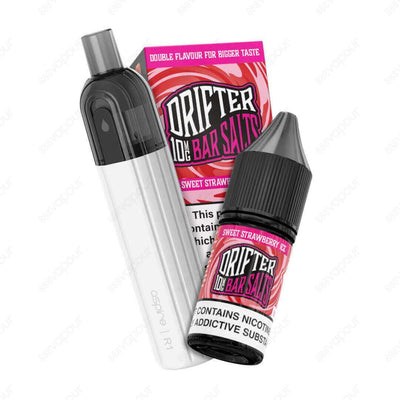 3500 Puffs Aspire R1 with Sweet Strawberry Ice 10mg | £10.00 | 888 Vapour | 888 Vapour proudly introduce the 3500 Puffs Drifter Bar Salts with the BRAND NEW Aspire R1 Device in 10 flavours for just £10!