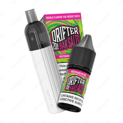3500 Puffs Aspire R1 with Watermelon Ice 20mg | £10.00 | 888 Vapour | 888 Vapour proudly introduce the 3500 Puffs Drifter Bar Salts with the BRAND NEW Aspire R1 Device in 10 flavours for just £10!