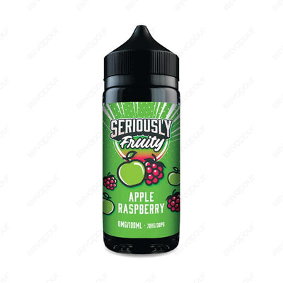 Seriously Fruity Apple Raspberry E-Liquid | £11.99 | 888 Vapour | Doozy Vape Co Seriously Fruity Apple Raspberry e-liquid is a luscious mix of tart raspberries and crispy green apples crushed together to form a tantalising tasty all day vape. Seriously Fr
