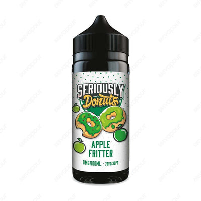 Seriously Donuts Apple Fritter Shortfill E-liquid | £11.99 | 888 Vapour | Apple Fritter is a tempting shortfill serving up the delicious taste of soft and airy dough, filled with a caramelised apple centre and finished with a sugar glazed coating. If you’