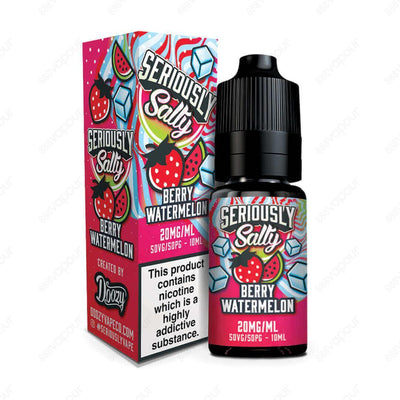 Seriously Salty Berry Watermelon E-Liquid | £3.95 | 888 Vapour | Doozy Seriously Salty Berry Watermelon is an infusion of sweet strawberries and juicy watermelon, a perfect summer flavour!Salt nicotine is made from the same nicotine found within the tobac