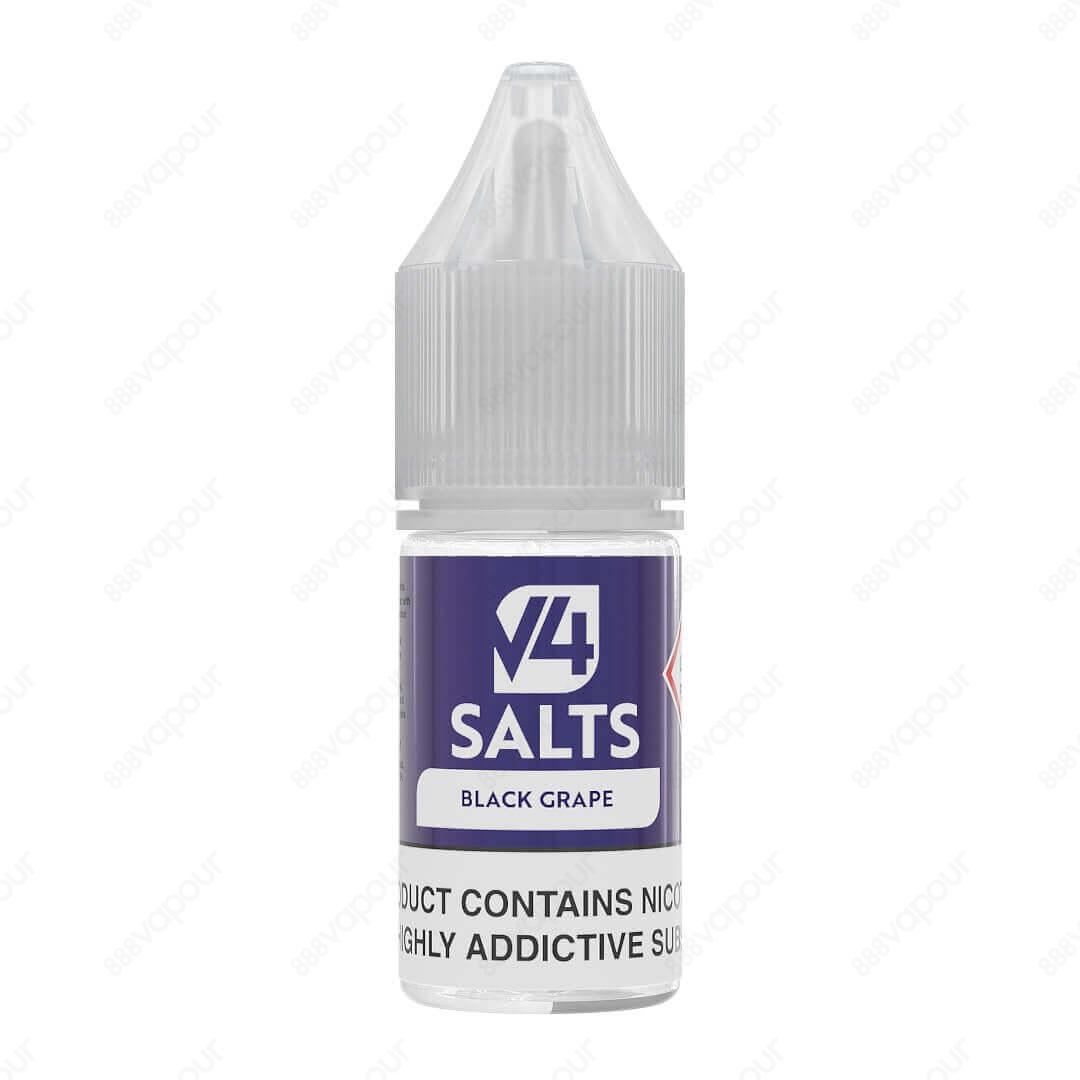 888 Vapour | V4 Vapour | Black Grape Nicotine Salt | £2.50 | 888 Vapour | V4 Vapour Salt Black Grape 10ml nicotine salt e-liquid is the ultimate Black Grape flavoured e-liquid. Perfect for use in starter kits, pod systems and MTL tanks due to the 50VG/50P