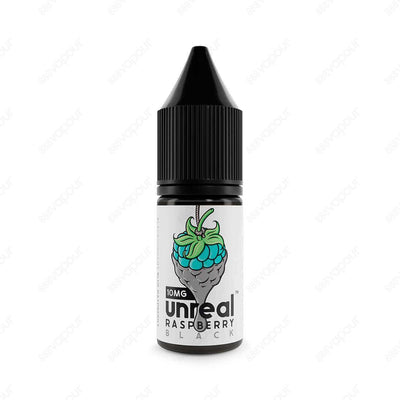 Unreal Raspberry Black Salt E-Liquid | £3.95 | 888 Vapour | Black from Unreal Raspberry is a delicious combination of juicy blackberry with a sweet and sour blue raspberry base. Available in a 10ml nicotine salt with a choice of two strengths, these delic