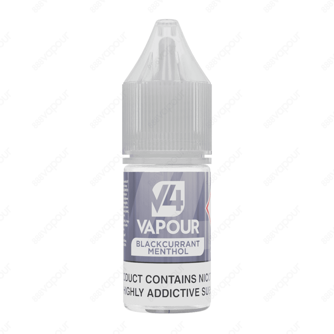 888 Vapour | V4 Vapour | Blackcurrant Menthol 50/50 E-liquid | £2.50 | 888 Vapour | Blackcurrant Menthol e-liquid by V4 Vapour is the ultimate blackcurrant menthol flavoured 50/50 e-liquid, which is perfect to use in any device. We'd highly recommend the