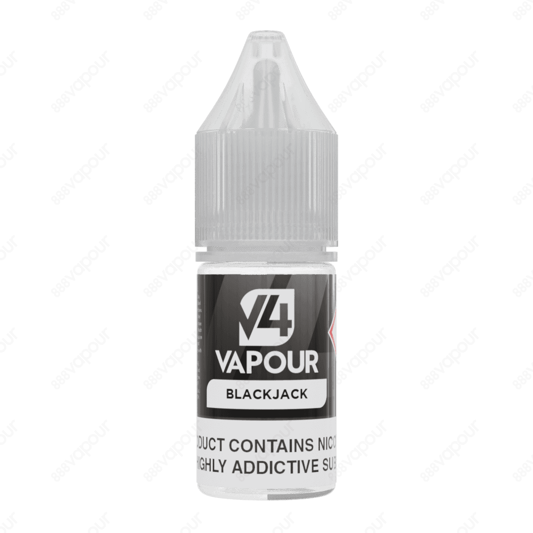 888 Vapour | V4 Vapour | Blackjack 50/50 E-liquid | £2.50 | 888 Vapour | Blackjack e-liquid by V4 Vapour is the ultimate blackjack flavoured 50/50 e-liquid, which is perfect to use in any device. We'd highly recommend the V4 Vapour 50/50 e-liquid line for