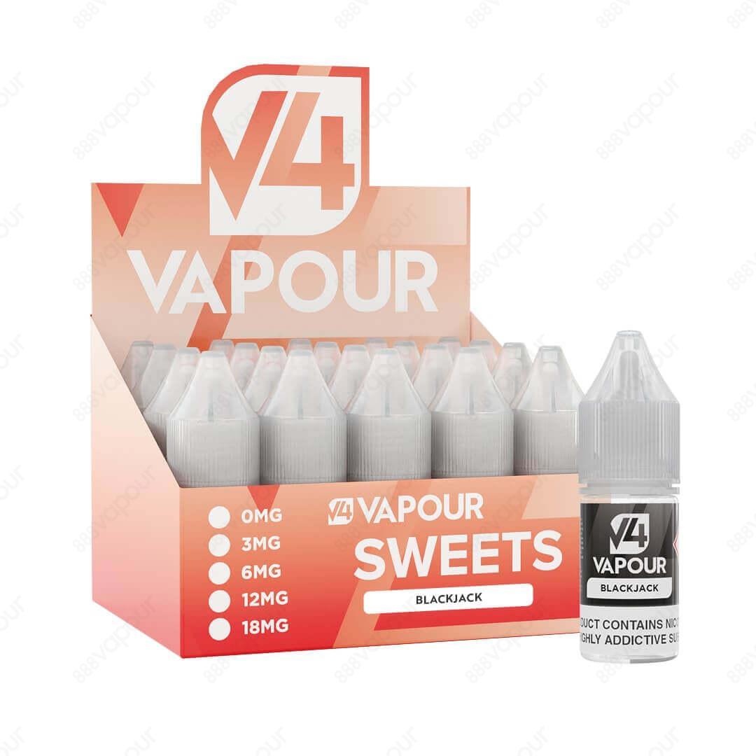 888 Vapour | V4 Vapour | Blackjack 50/50 E-liquid | £2.50 | 888 Vapour | Blackjack e-liquid by V4 Vapour is the ultimate blackjack flavoured 50/50 e-liquid, which is perfect to use in any device. We'd highly recommend the V4 Vapour 50/50 e-liquid line for