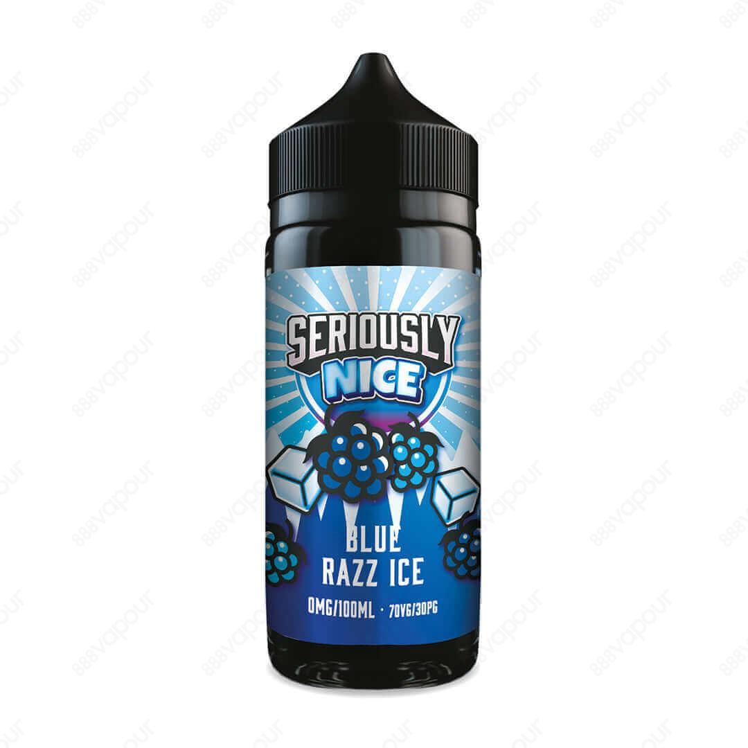 Seriously Nice Blue Razz Ice | £11.99 | 888 Vapour | Seriously Nice Blue Razz Ice E-Liquid is a sweet mix of blue raspberries wrapped in sweet candy and infused with cool ice. Blue Razz Ice by Seriously Nice is available in a 0mg 100ml shortfill, with spa