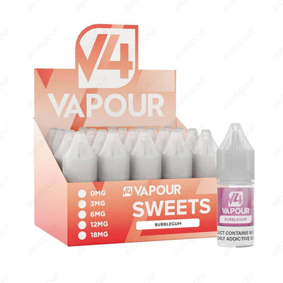 888 Vapour | V4 Vapour | Bubblegum 50/50 E-liquid | £2.50 | 888 Vapour | Bubblegum e-liquid by V4 Vapour is the ultimate bubblegum flavoured 50/50 e-liquid, which is perfect to use in any device. We'd highly recommend the V4 Vapour 50/50 e-liquid line for