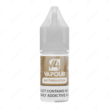 888 Vapour | V4 Vapour | Butterscotch 50/50 E-liquid | £2.50 | 888 Vapour | Butterscotch e-liquid by V4 Vapour is the ultimate butterscotch flavoured 50/50 e-liquid, which is perfect to use in any device. We'd highly recommend the V4 Vapour 50/50 e-liquid