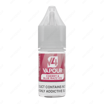 888 Vapour | V4 Vapour | Cherry & Blue Razz Ice E-liquid | £2.50 | 888 Vapour | Cherry & Blue Razz Ice e-liquid by V4 Vapour is the ultimate cherry & blue razz ice flavoured 50/50 e-liquid, which is perfect to use in any device. We'd highly recommend the