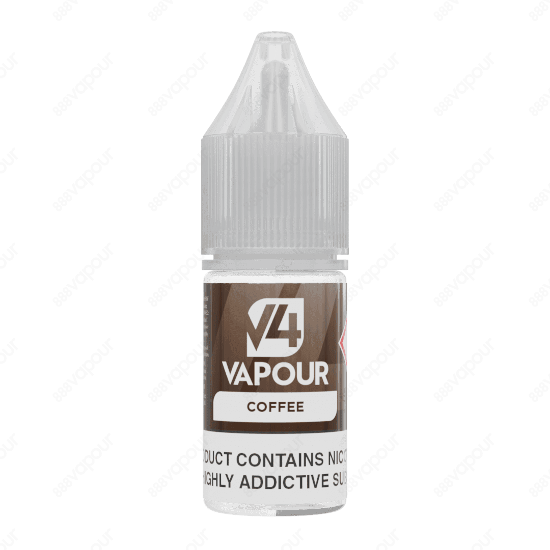 888 Vapour | V4 Vapour | Coffee 50/50 E-liquid | £2.50 | 888 Vapour | Coffee e-liquid by V4 Vapour is the ultimate coffee flavoured 50/50 e-liquid, which is perfect to use in any device. We'd highly recommend the V4 Vapour 50/50 e-liquid line for those wh