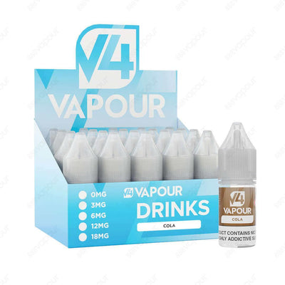 888 Vapour | V4 Vapour | Cola 50/50 E-liquid | £2.50 | 888 Vapour | Cola e-liquid by V4 Vapour is the ultimate cola flavoured 50/50 e-liquid, which is perfect to use in any device. We'd highly recommend the V4 Vapour 50/50 e-liquid line for those who are