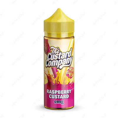 The Custard Company Raspberry Custard E-Liquid | £10.00 | 888 Vapour | The Custard Company Raspberry Custard e-liquid is a big bowl of creamy custard topped with an overflowing pile of fresh juicy raspberries! The perfect blend of sweet raspberries and cr