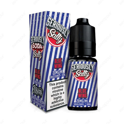 888 Vapour | Seriously Salty Soda Salts Blue Wing | £3.95 | 888 Vapour | Seriously Soda Salts by Doozy, the saltiest of salts. Proudly sold here at 888 Vapour. Combining the flavours of a known energy drink to the perfect flavoured nicotine salt.Available