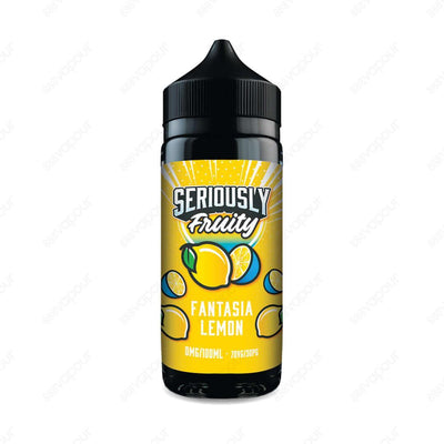 Seriously Fruity Fantasia Lemon E-Liquid | £11.99 | 888 Vapour | Doozy Vape Co Seriously Fruity Fantasia Lemon e-liquid is refreshing lemon citrus with a sweet centre! Seriously Fruity Fantasia Lemon by Doozy Vape Co is available in a 0mg 100ml shortfill,
